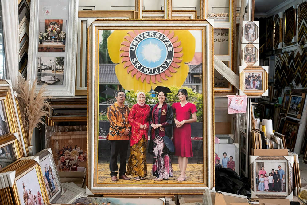 Tips Memilih Frame Bingkai Kayu Elegan untuk Foto Wisuda Ukuran Besar 2 Bingkai Kayu Untuk Wisuda