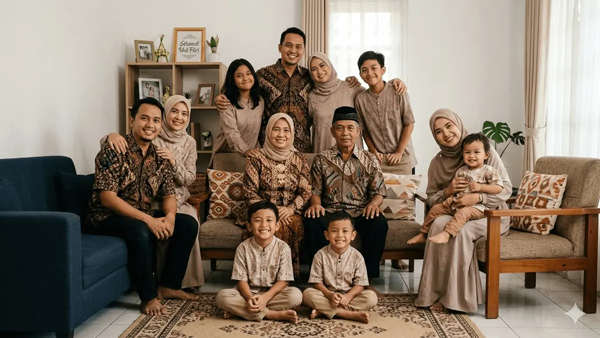 Foto Keluarga Berjenjang