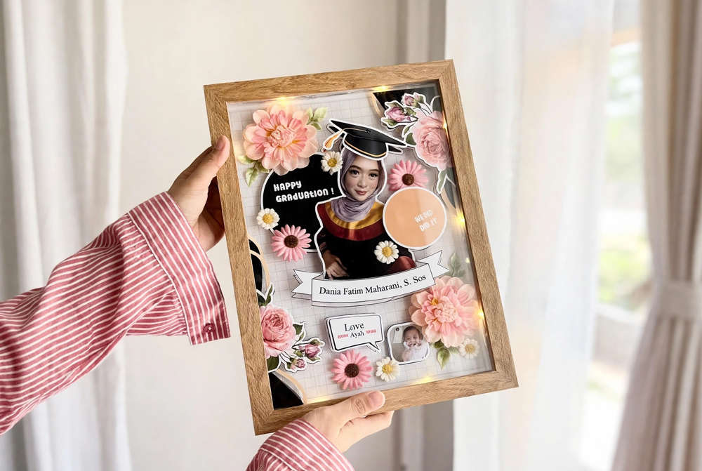 Tips Memilih Frame Bingkai Kayu Elegan untuk Foto Wisuda Ukuran Besar 1 Frame Bingkai Kayu Elegan untuk Foto Wisuda
